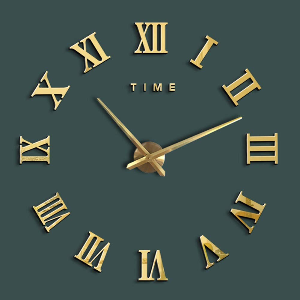 The Sticker Clock shown as a refined decorative accent for a modern living space.