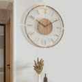 This Wood Wall Clock combines practical timekeeping with characterful wall decor.