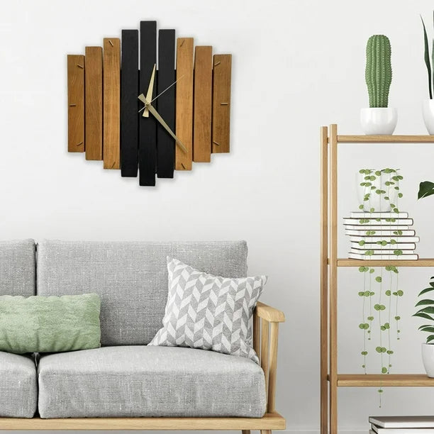 Wood Modern Wall Clock