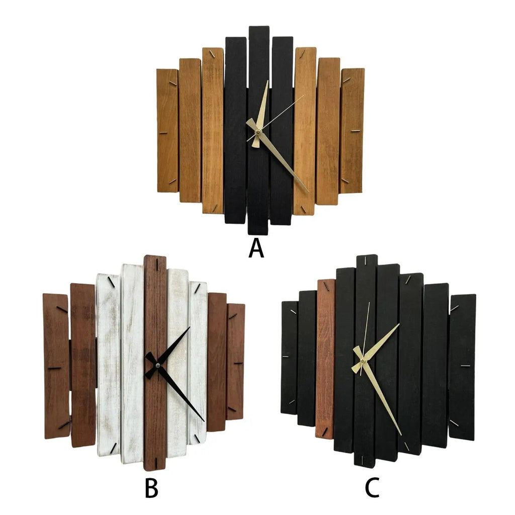 Wood Modern Wall Clock