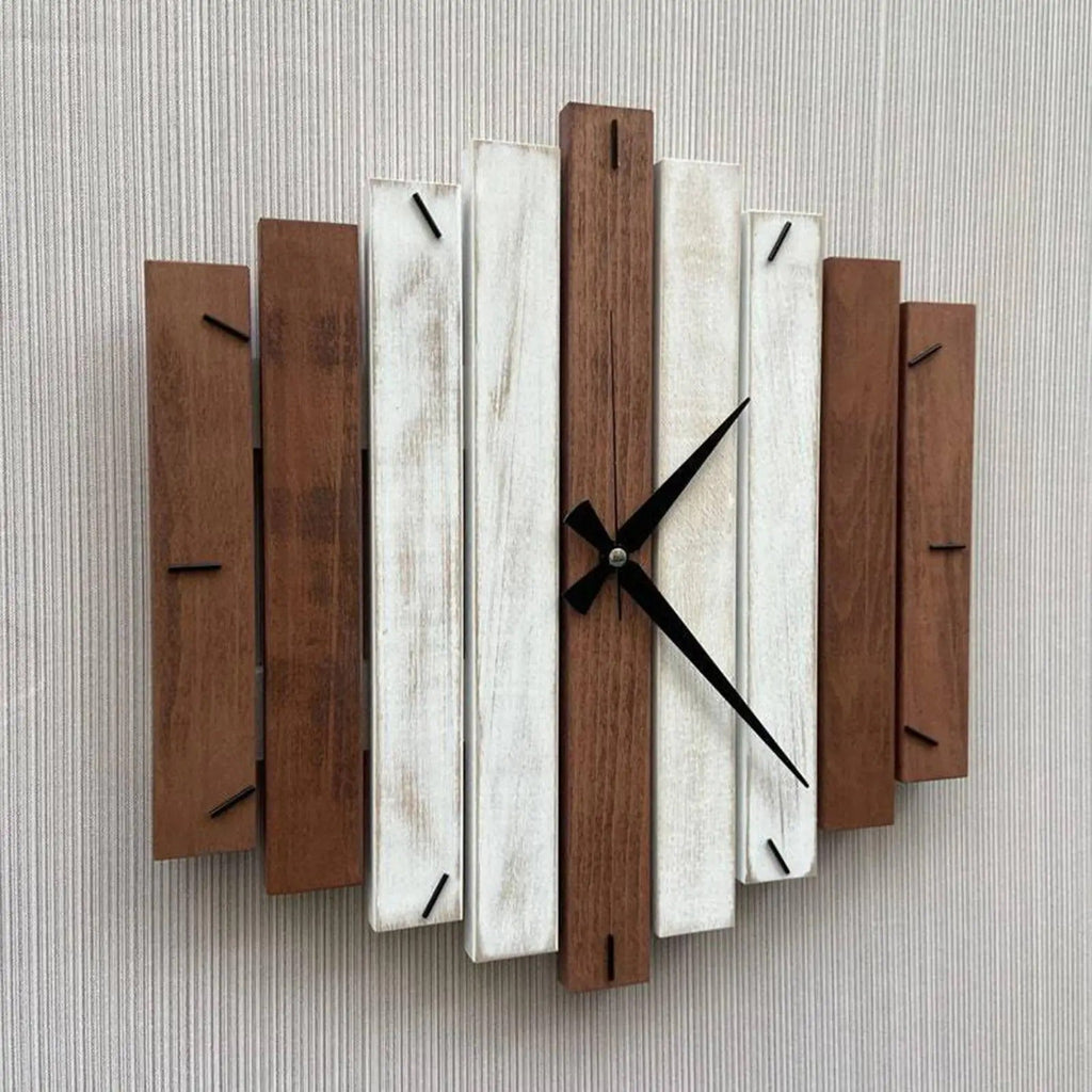 Wood Modern Wall Clock