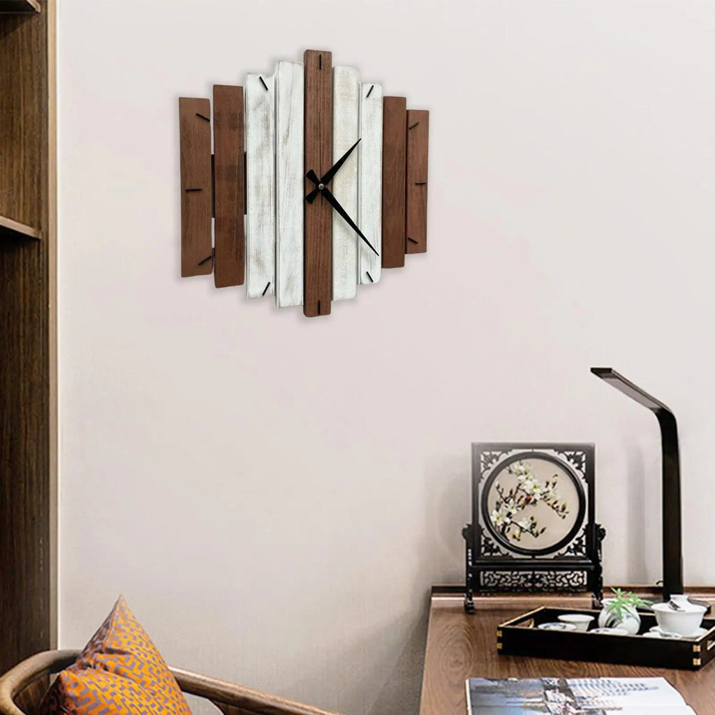 Wood Modern Wall Clock