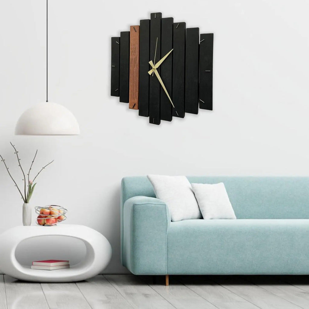 Wood Modern Wall Clock