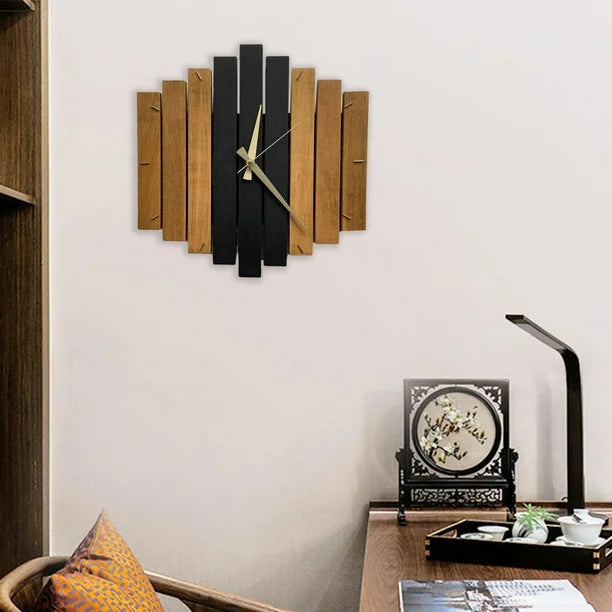 Wood Modern Wall Clock