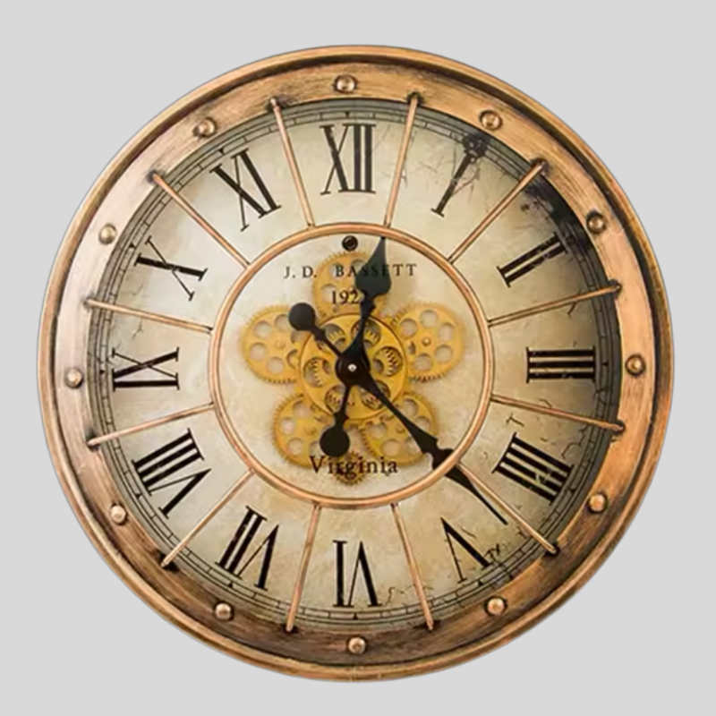 Gears Wall Clock