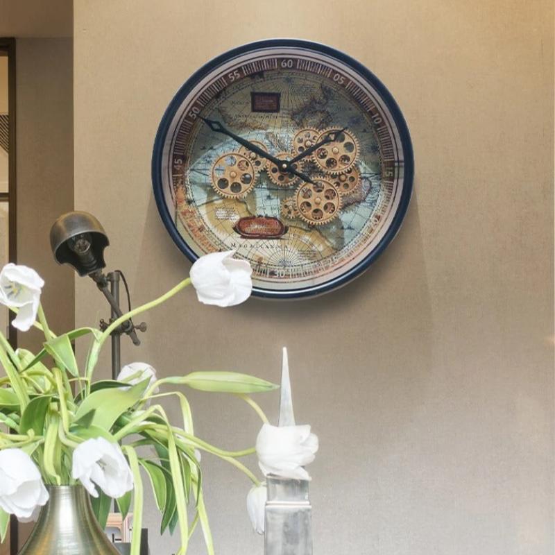 Gears Tournant Wall Clock