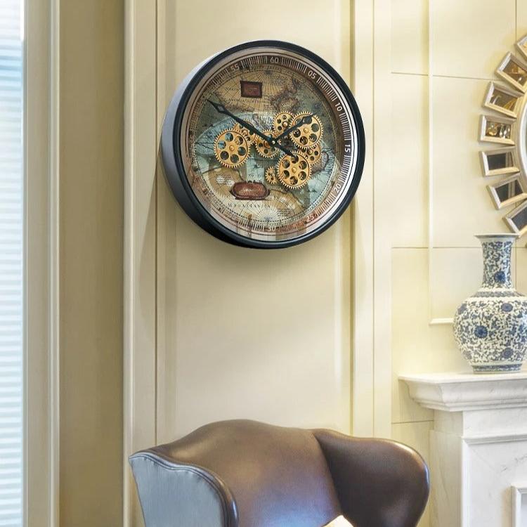 Gears Tournant Wall Clock