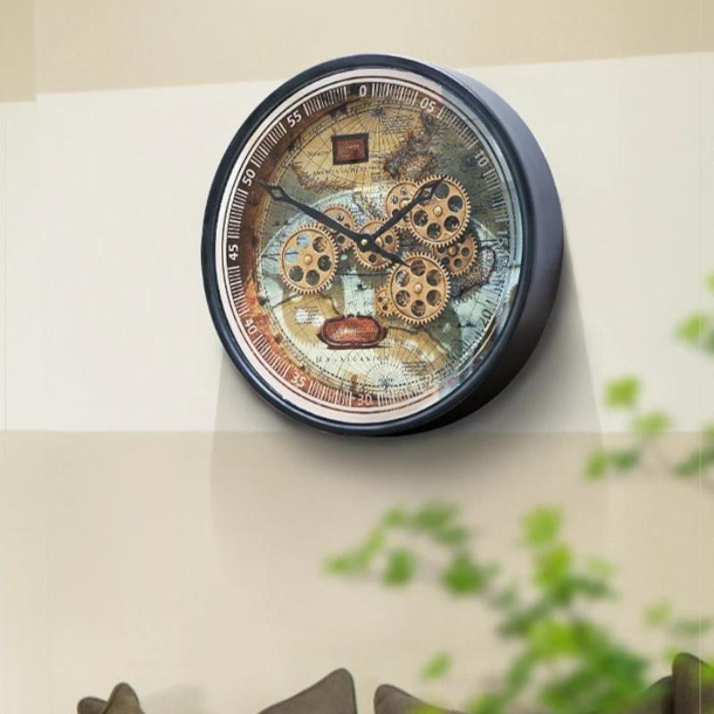 Gears Tournant Wall Clock