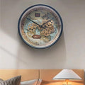 The Gears Tournant Wall Clock, a statement clock that lends personality to a carefully styled interior.