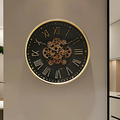 A Gears Wall Clock that brings a distinctive finishing touch to a stylish interior.