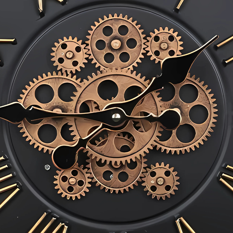 Gears Wall Clock