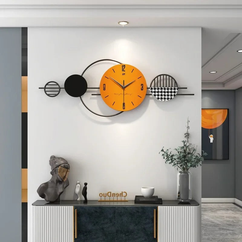An elegant Giant 100 cm Wall Clock designed to give a room a memorable decorative detail.