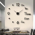 This Giant 120 cm Wall Clock brings a polished clock design and decorative character to the wall.