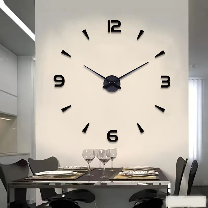 A Large Format Wall Clock with a distinctive presence, made to enhance a curated interior.