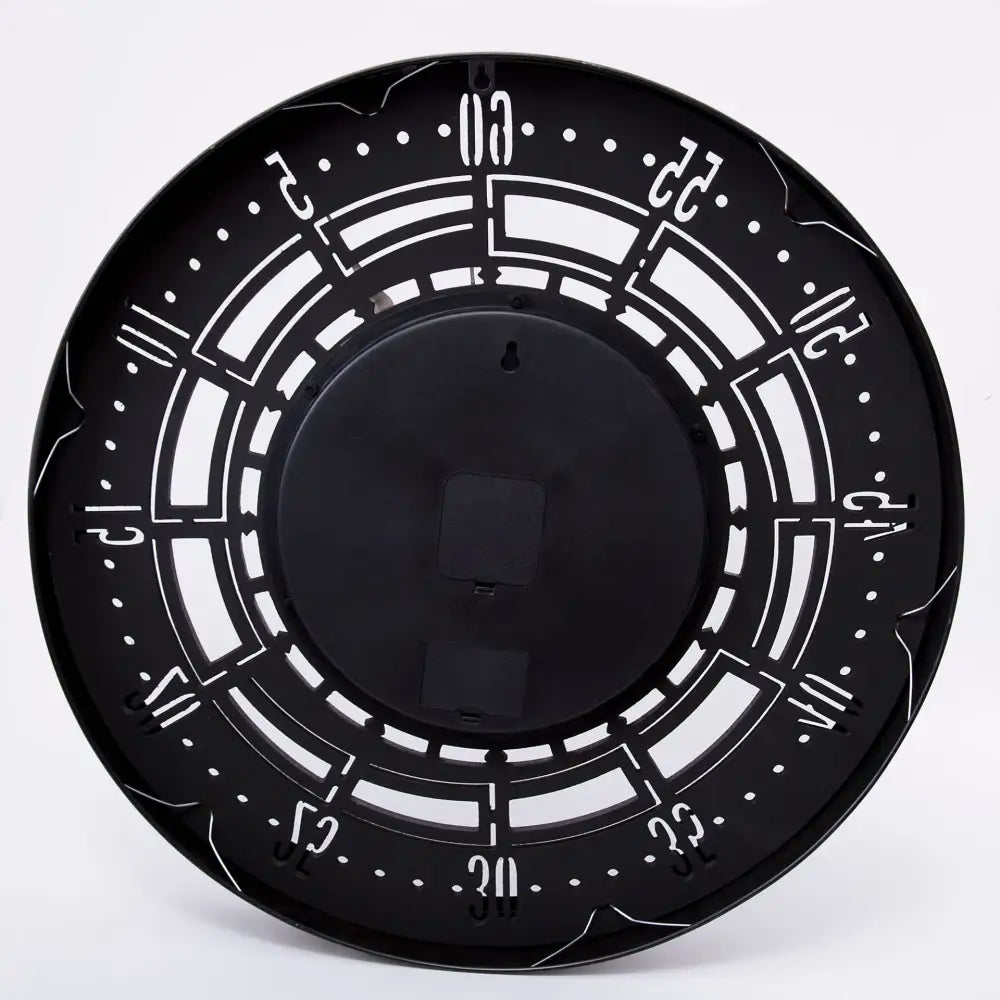 Industrial with Moving Gear Wall Clock