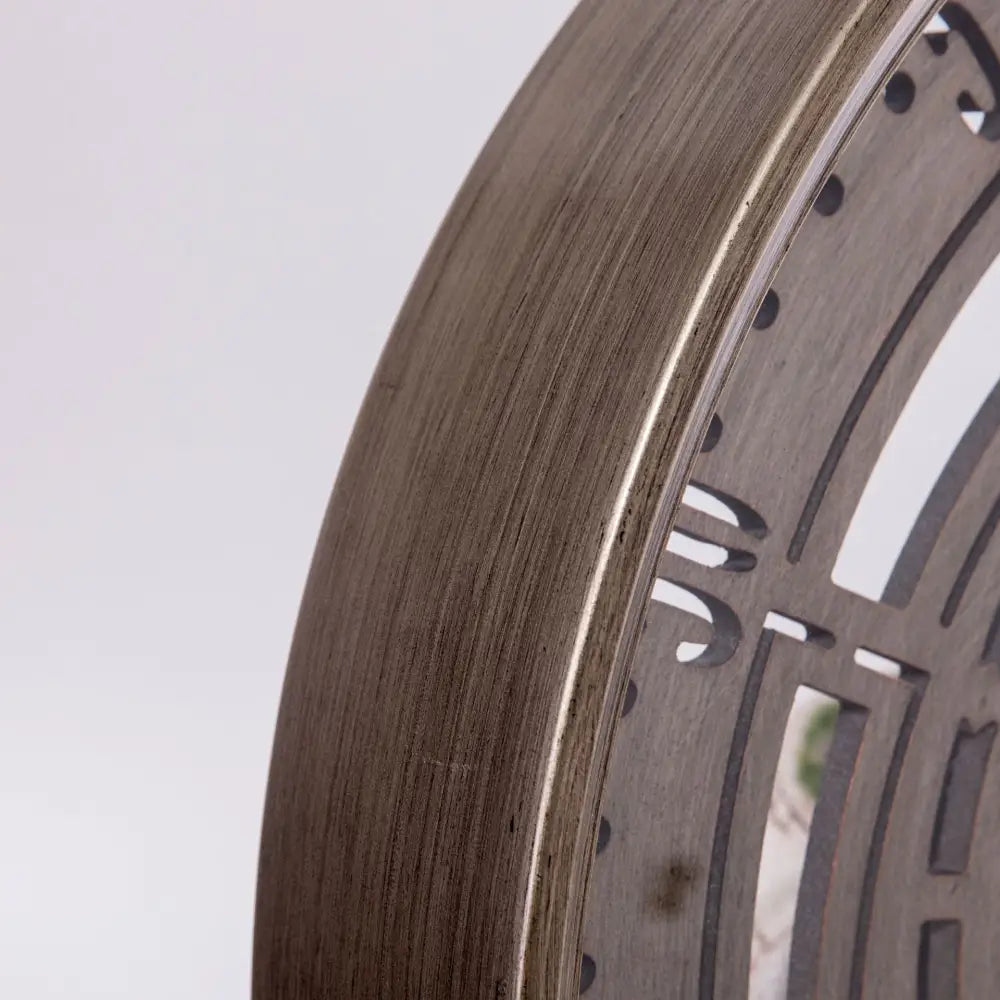 Industrial with Moving Gear Wall Clock