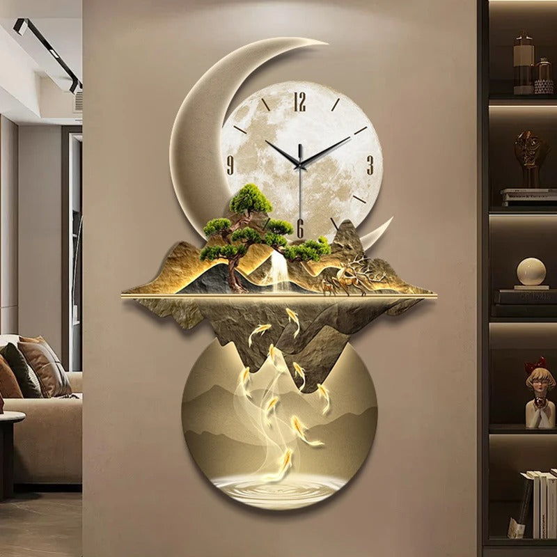 This LED Wall Clock combines practical timekeeping with characterful wall decor.