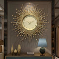 This Luxury Wall Clock brings a polished clock design and decorative character to the wall.