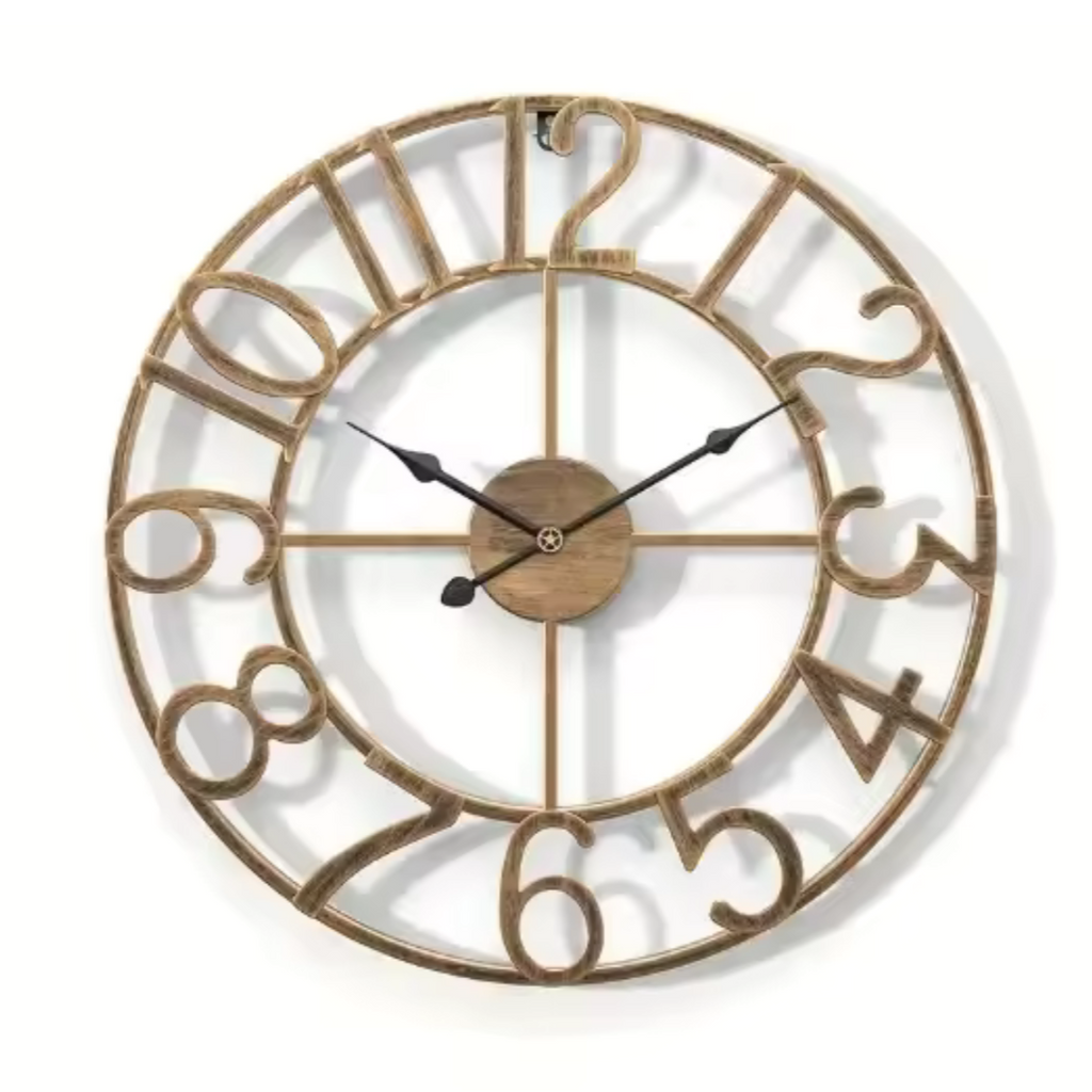 Modern in Metal Clock