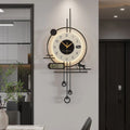 This Modern LED Wall Clock adds a tailored balance of function and visual interest to home decor.