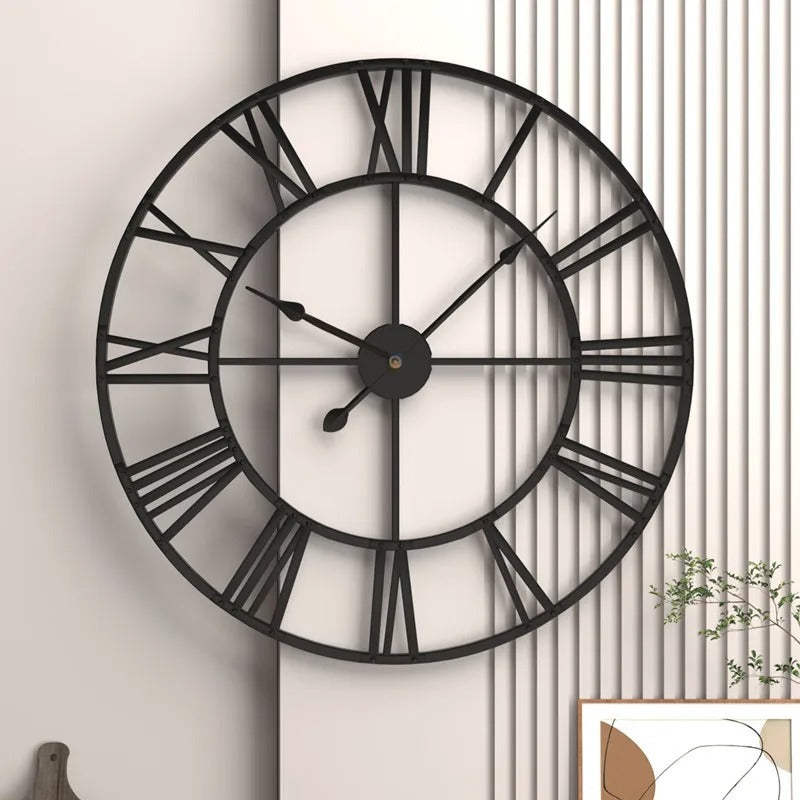 Black Wall Clock