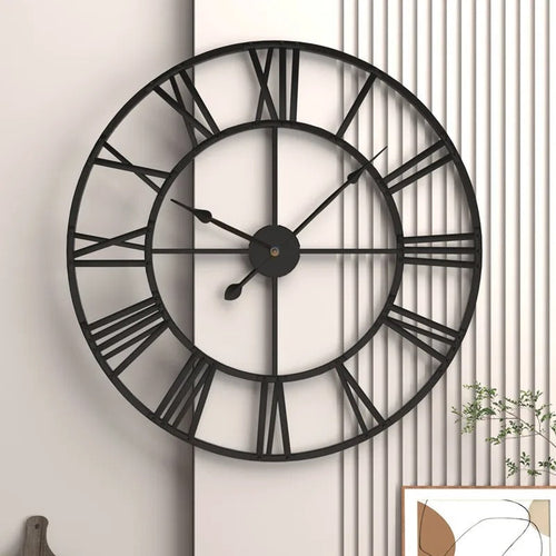Black Wall Clock
