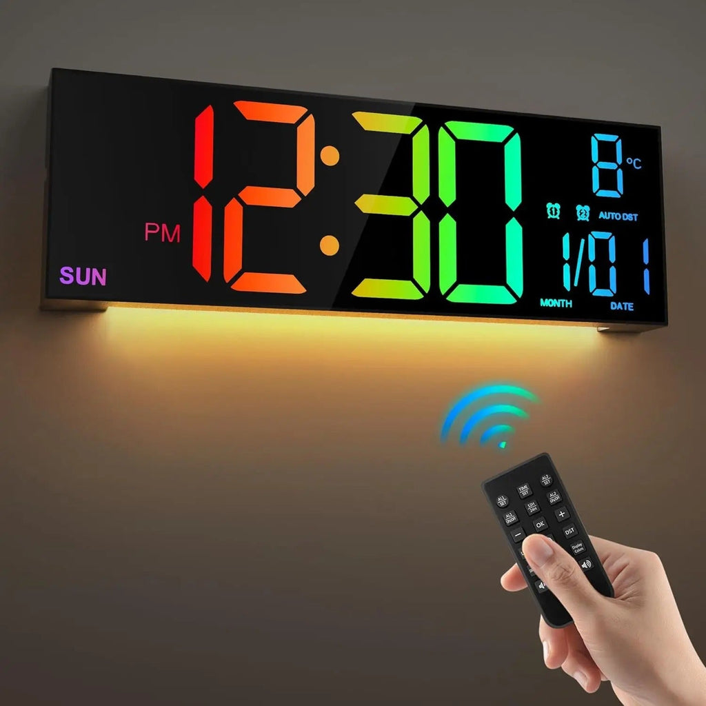 Digital LED Wall Clock
