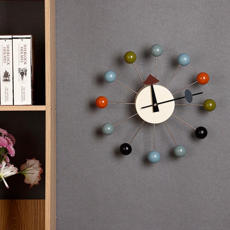 This Unique Wall Clock brings a polished clock design and decorative character to the wall.