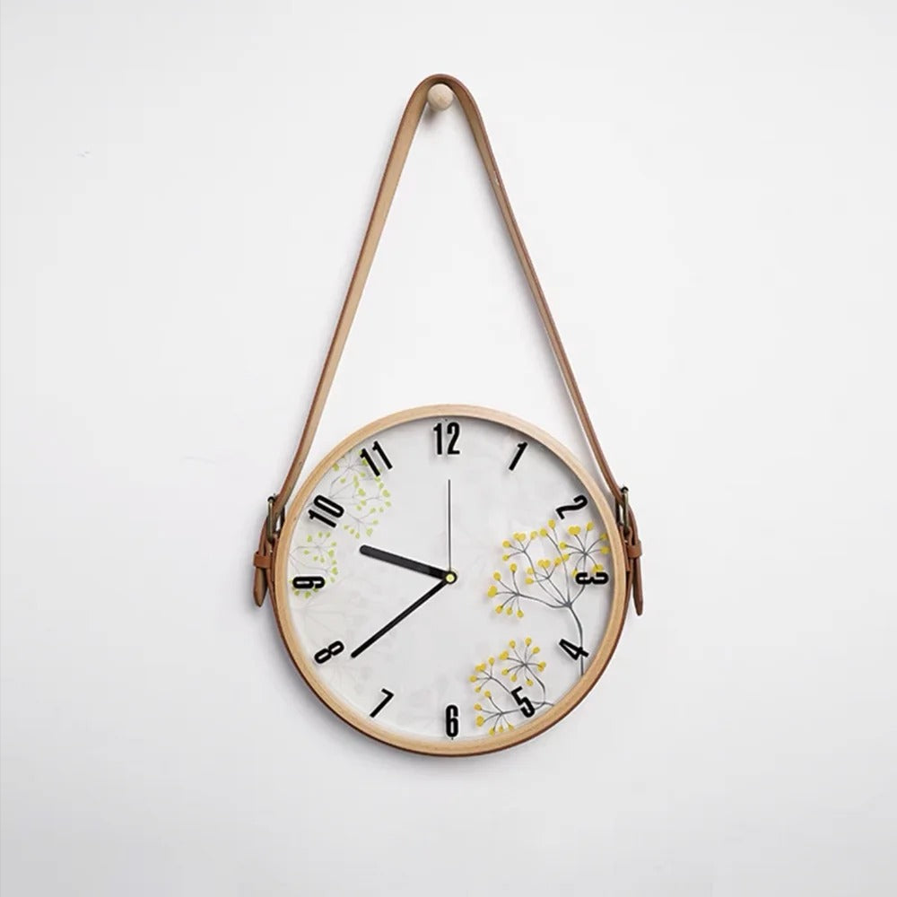 Unique Wood Wall Clock