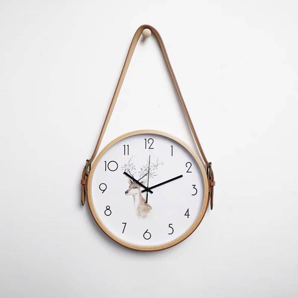 Unique Wood Wall Clock