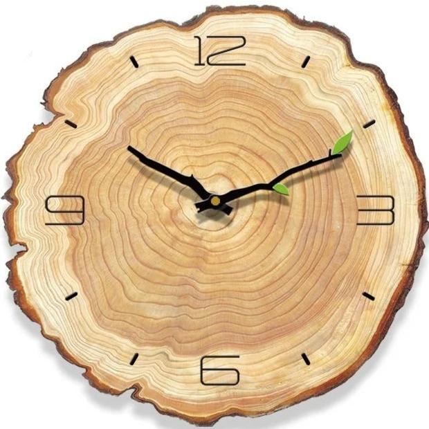 Unique in Wood Wall Clock