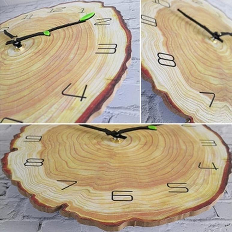 Unique in Wood Wall Clock