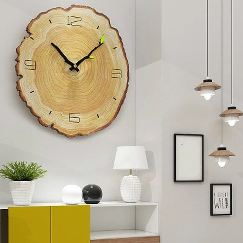 Unique in Wood Wall Clock