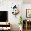 The Unique Sailboat Wall Clock displayed as a functional yet eye-catching feature for the home.
