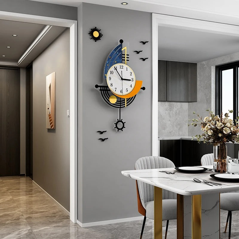 Unique Sailboat Wall Clock