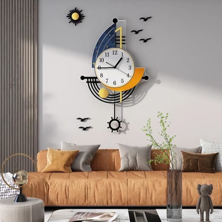 Unique Sailboat Wall Clock