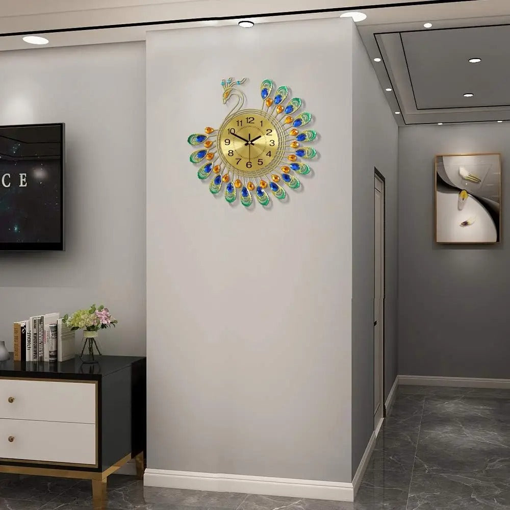 Peacock Designer Wall Clock