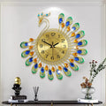 A Peacock Designer Wall Clock that brings a distinctive finishing touch to a stylish interior.