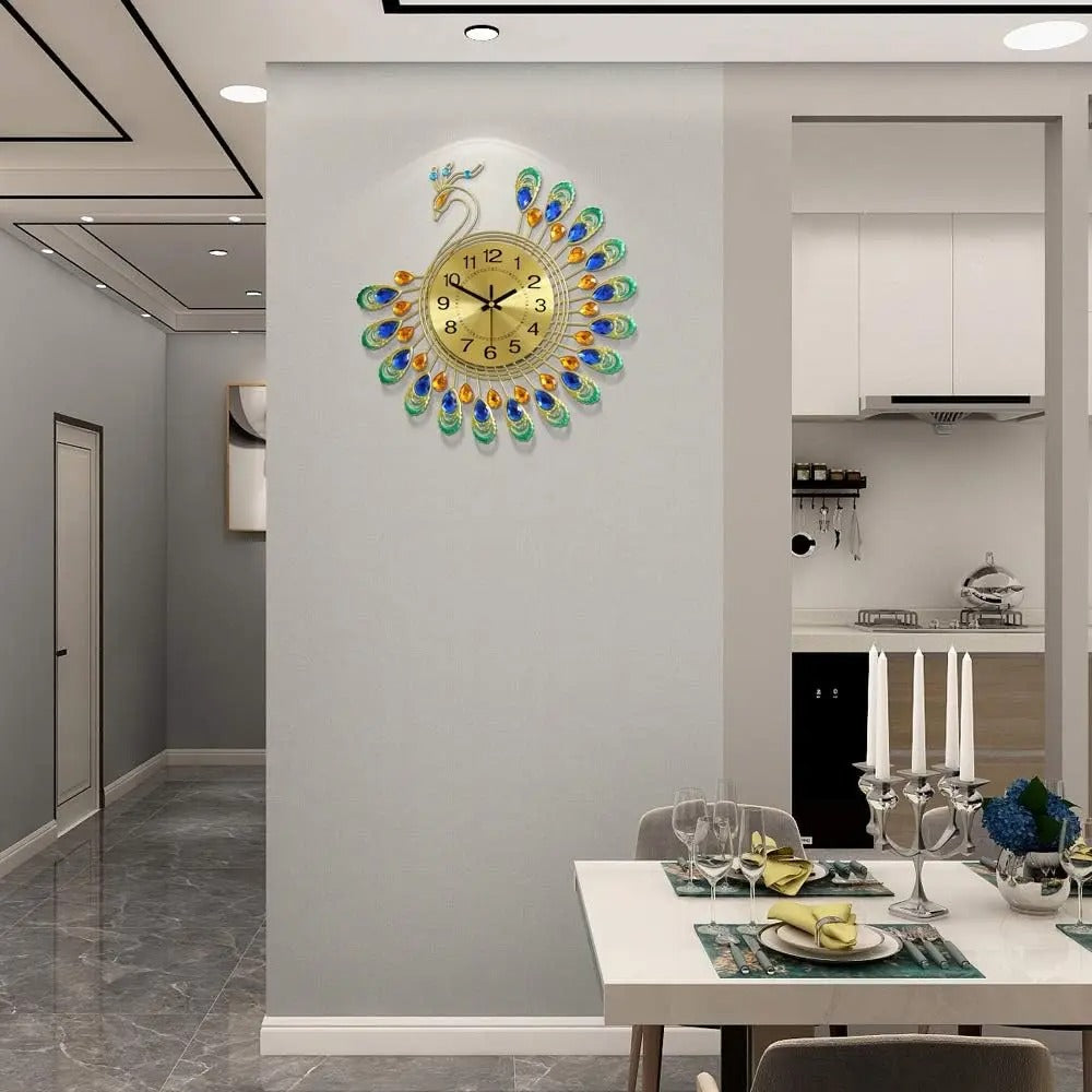 Peacock Designer Wall Clock