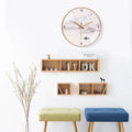 This Chinese Landscape Wall Clock brings a polished clock design and decorative character to the wall.