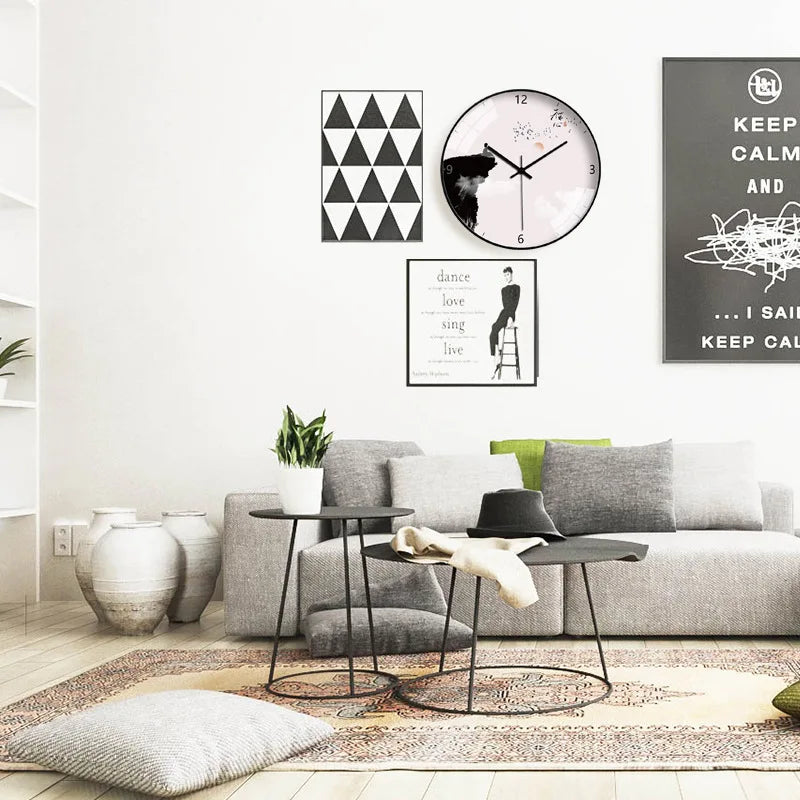 Chinese Landscape Wall Clock