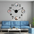 This Personalizede Wall Clock brings a polished clock design and decorative character to the wall.