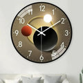 The Living Room Wall Clock, a statement clock that lends personality to a carefully styled interior.