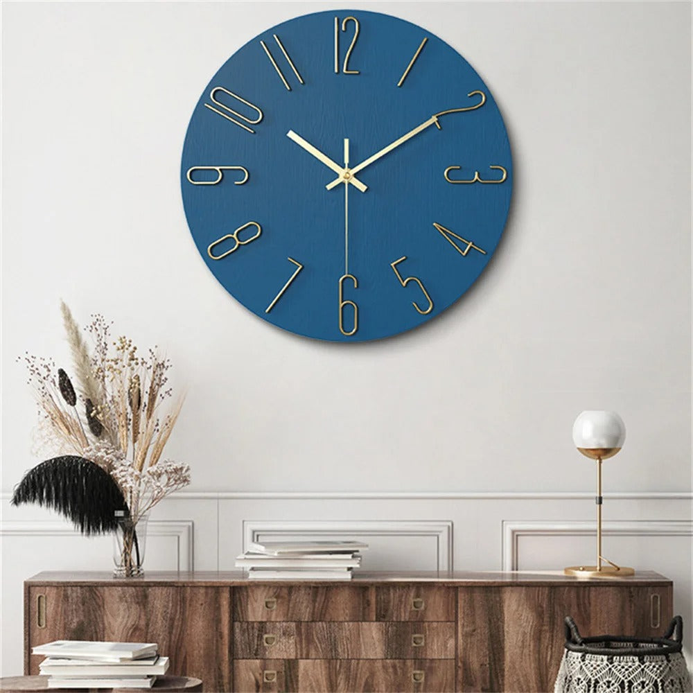 An elegant Quartz Wall Clock designed to give a room a memorable decorative detail.