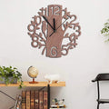A closer view of the Rustique Wall Clock, created to become a striking focal point in any room.