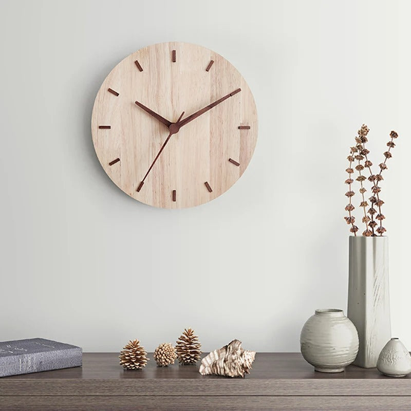 A Scandinavian Wall Clock with a distinctive presence, made to enhance a curated interior.
