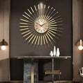 This Silent Non-Ticking Clock adds a tailored balance of function and visual interest to home decor.