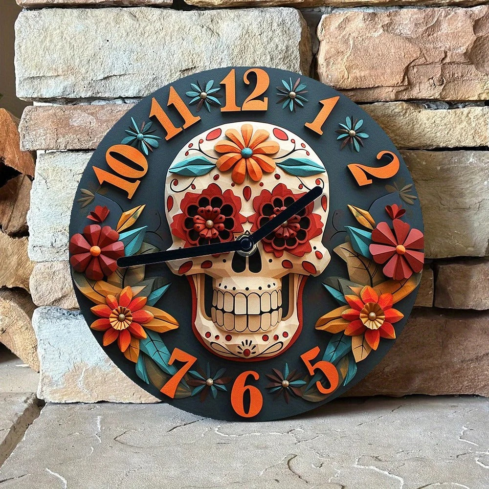 Skeleton Wall Clock