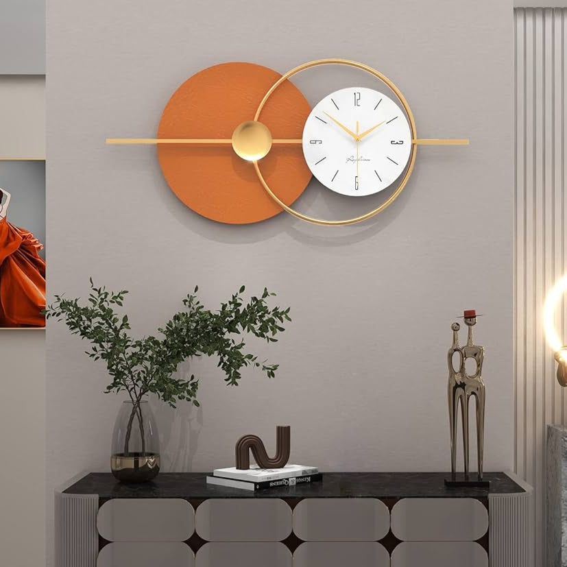 A XXL Wall Clock with a distinctive presence, made to enhance a curated interior.