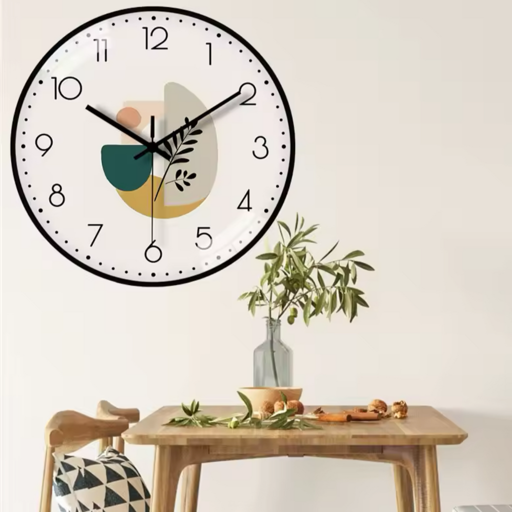 The Nordic Clock, a statement clock that lends personality to a carefully styled interior.